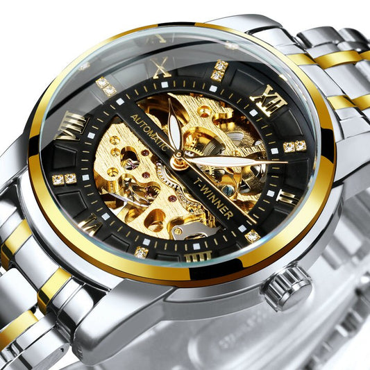 SALE | Edelstahl Automatik Armbanduhr "Cinghia no.415" - PITANI