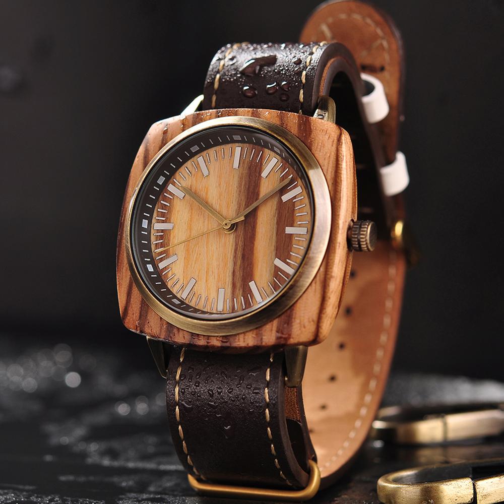 Holz Armbanduhr "Superiore"