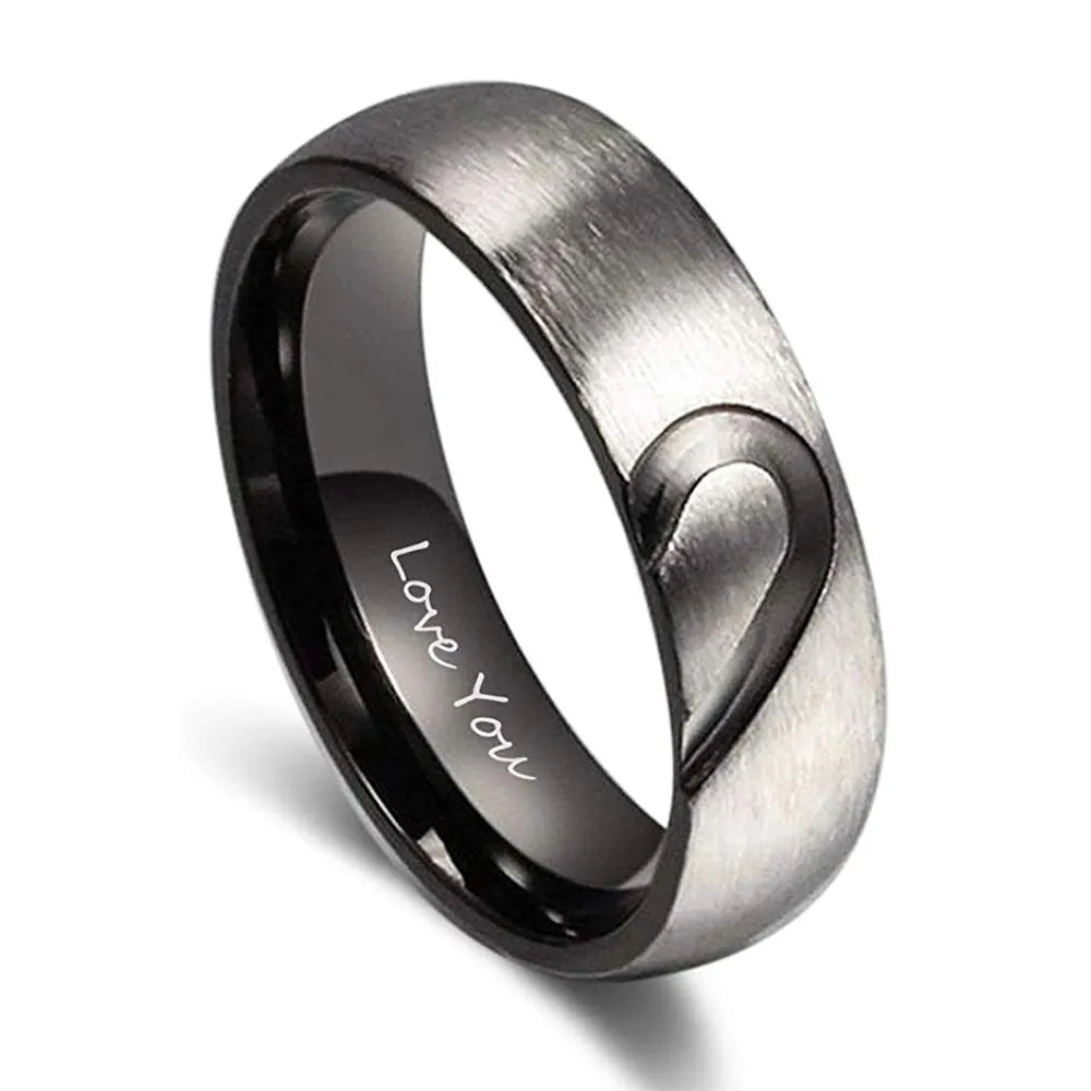 Personalisierter Edelstahl Ring "Coppia" - PITANI