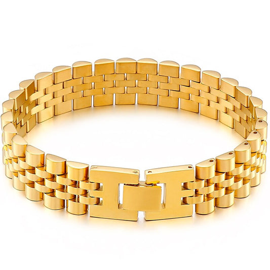 Edelstahl Armband "Placcato Oro no.244" - PITANI