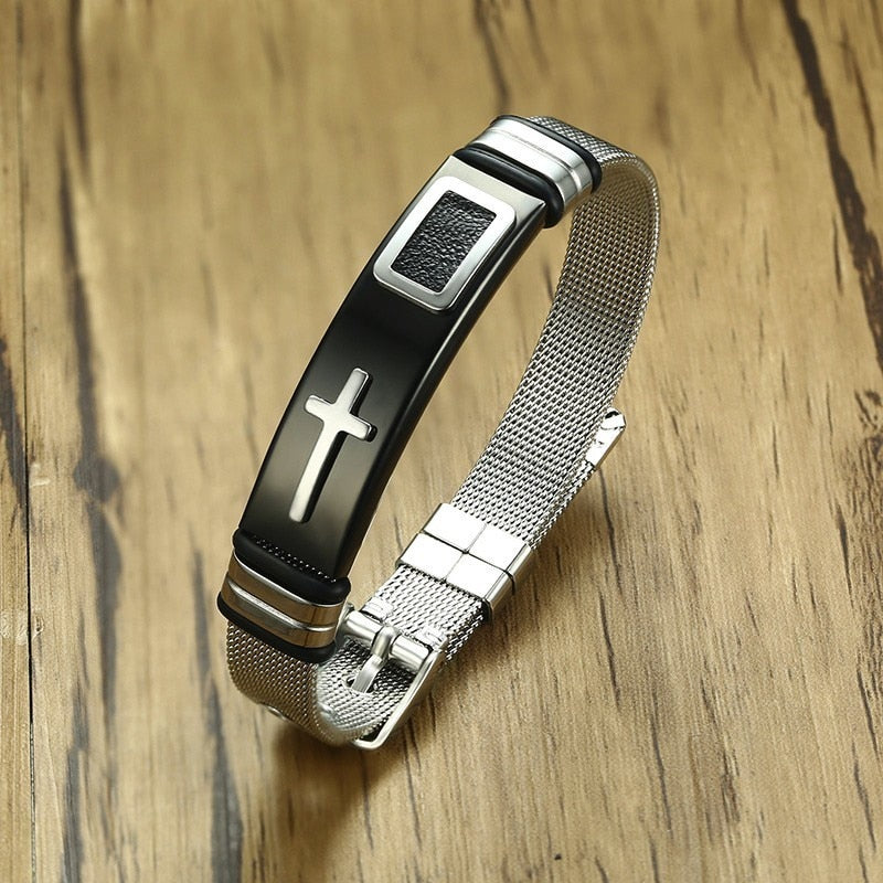Edelstahl Armband "Preghiera"