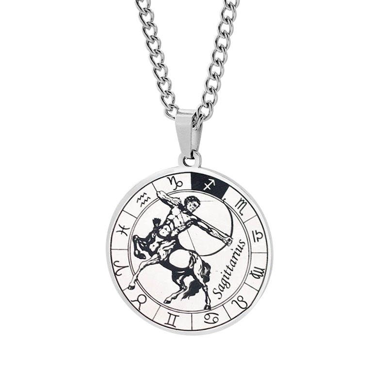 Horoskop Edelstahl Halskette "Oroscopo" - PITANI